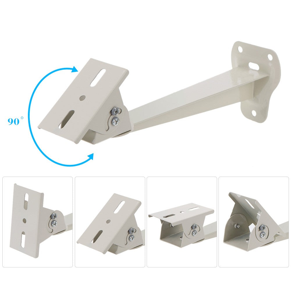 Metal Surveillance CCTV Camera Bracket – Wall & Ceiling Mount, Adjustable Angle, Indoor/Outdoor Holder