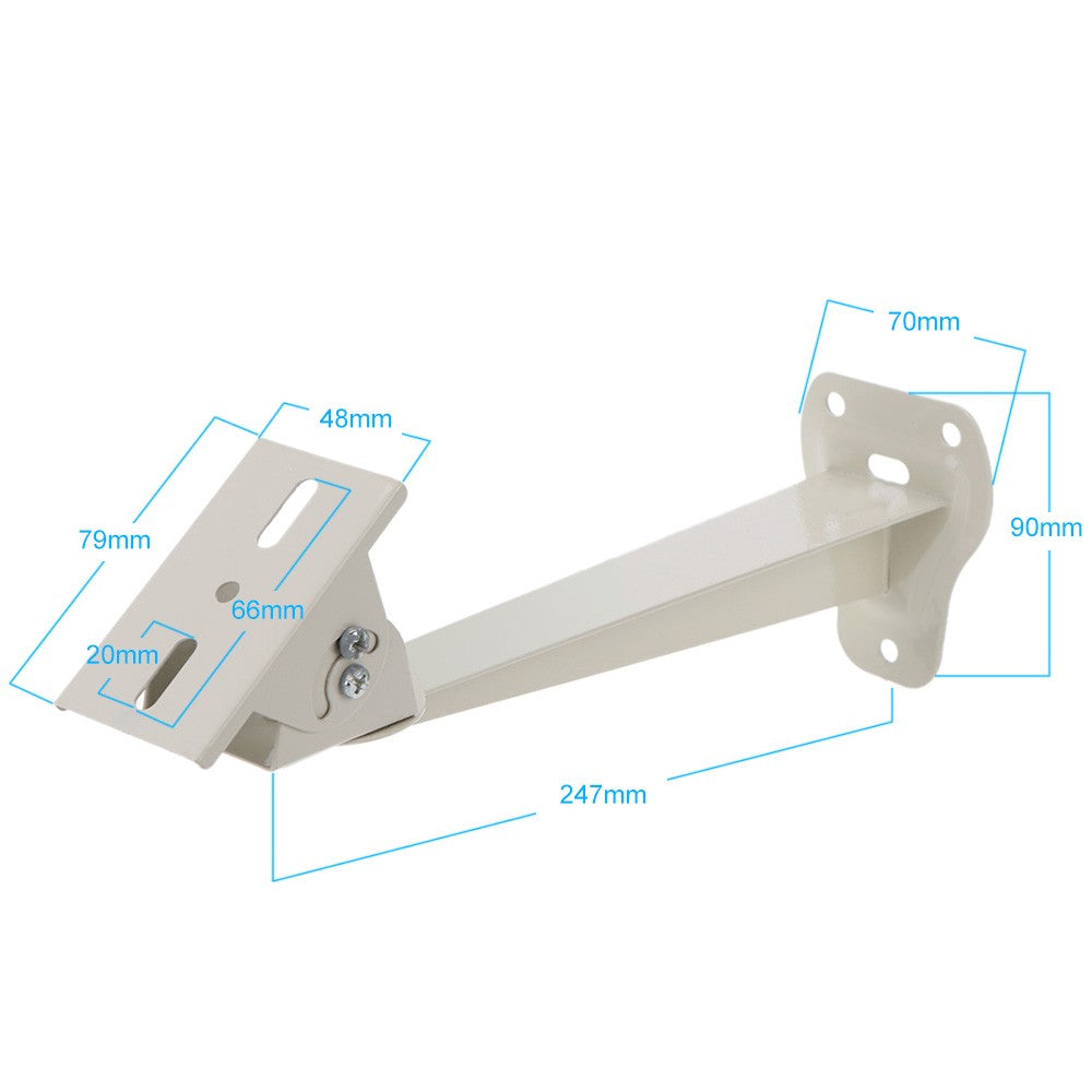 Metal Surveillance CCTV Camera Bracket – Wall & Ceiling Mount, Adjustable Angle, Indoor/Outdoor Holder